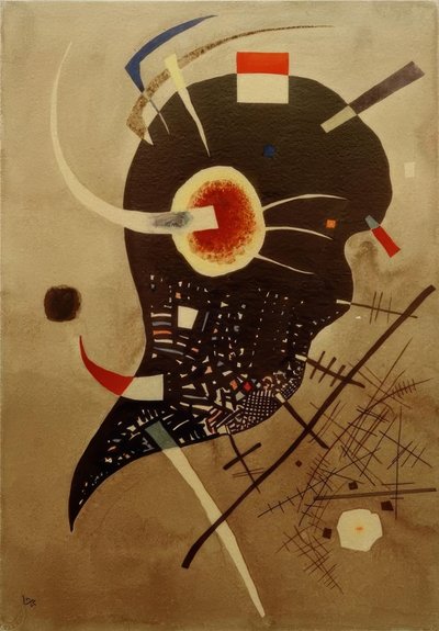 Tensione nera da Wassily Kandinsky